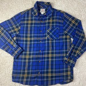 Field Stream Shirt Mens Large Blue Button Up Casual Outdoors Long sleeve Camping